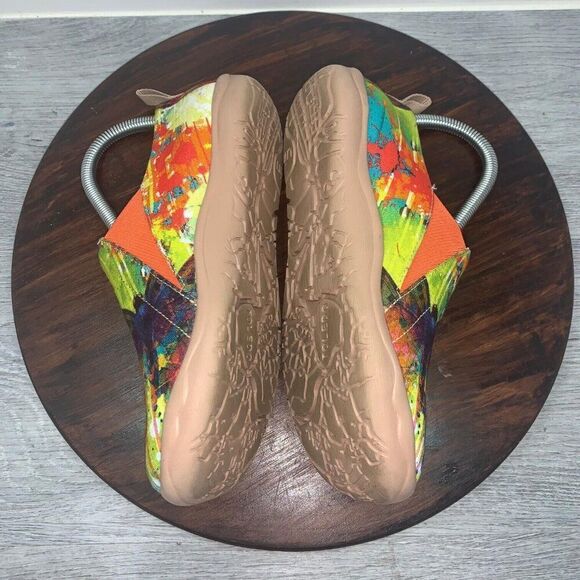 UIN Women’s 5.5 Slip On Shoes Canvas Comfortable Loafers Slip On "Butterfly" - Picture 9 of 11